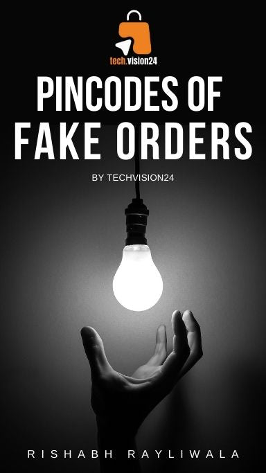 Pincodes of fake orders